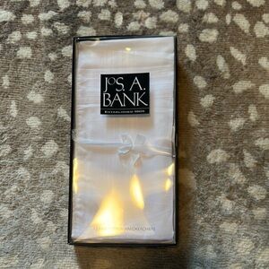 Jos. A. Bank Classic White Handkerchief Set of 7